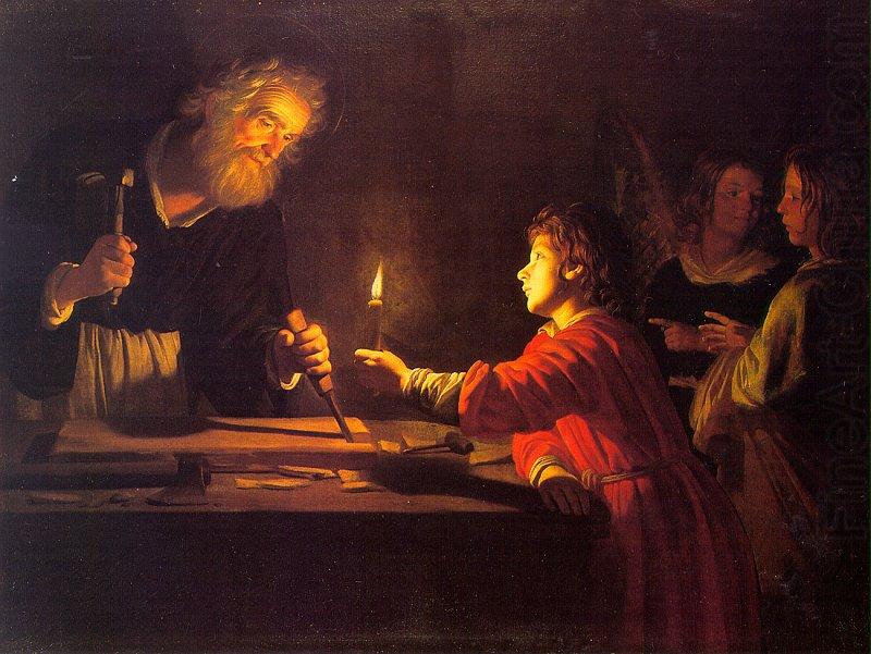 Childhood of Christ sf, HONTHORST, Gerrit van